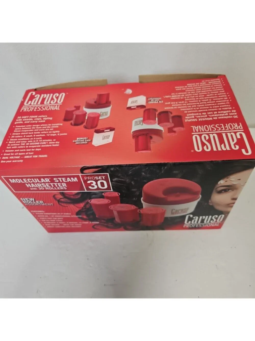 Caruso Professional Molecular Steam Hairsetter 30 Hair Rollers Works 561030